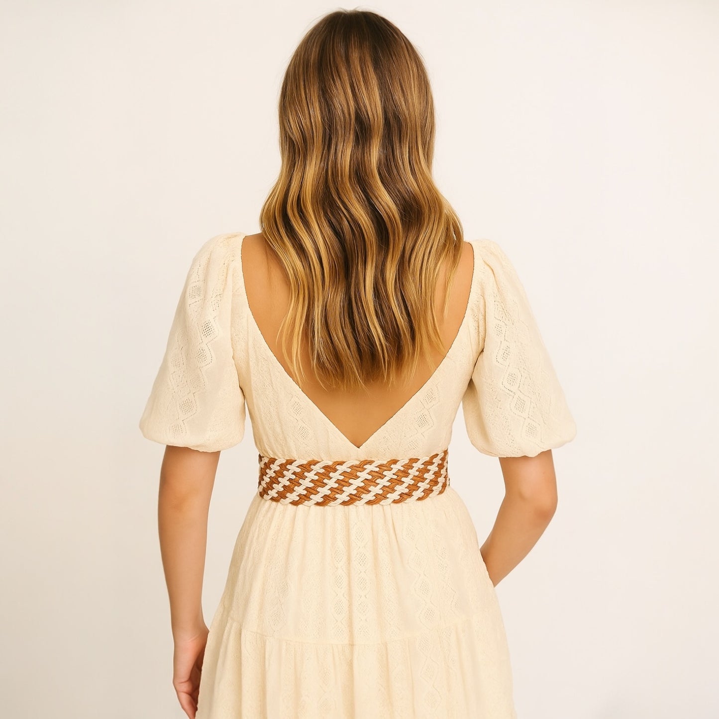 BRAIDED THEORY TWO TONE BELT