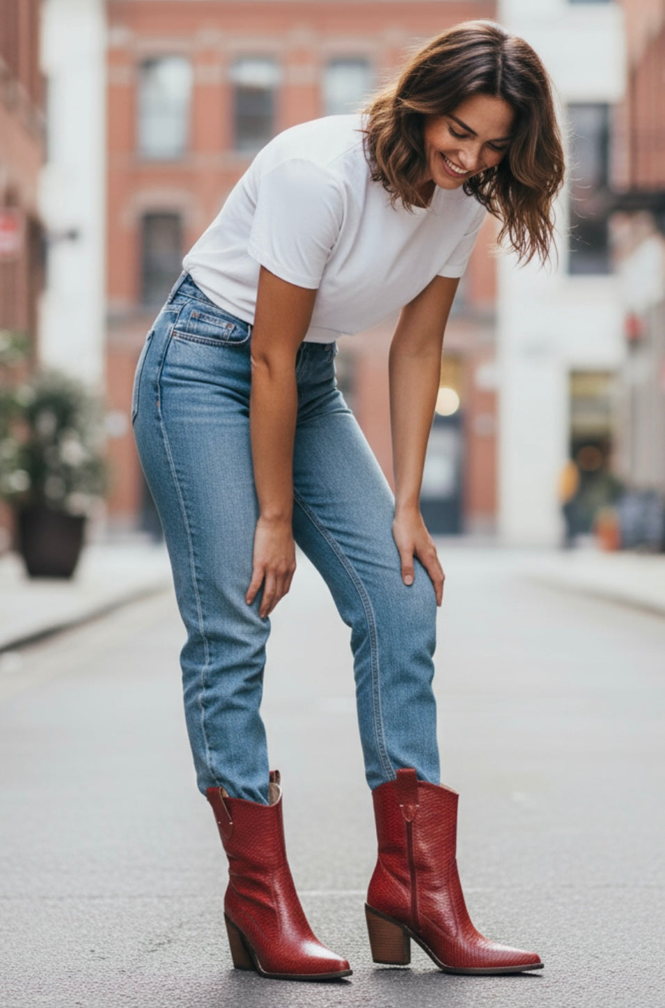 Rodeo Ruby Paneled Western Boots