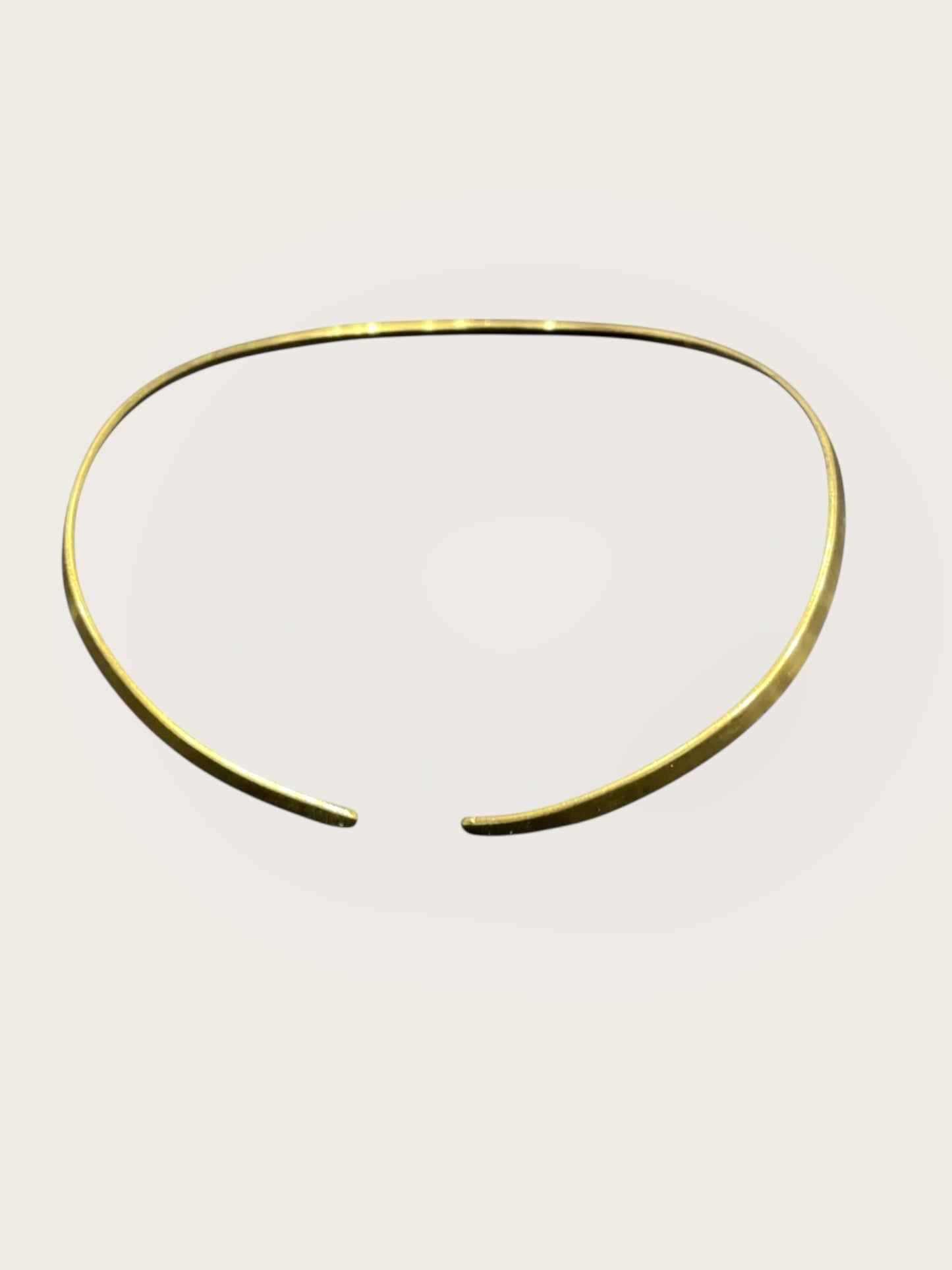 Brass Gold Choker