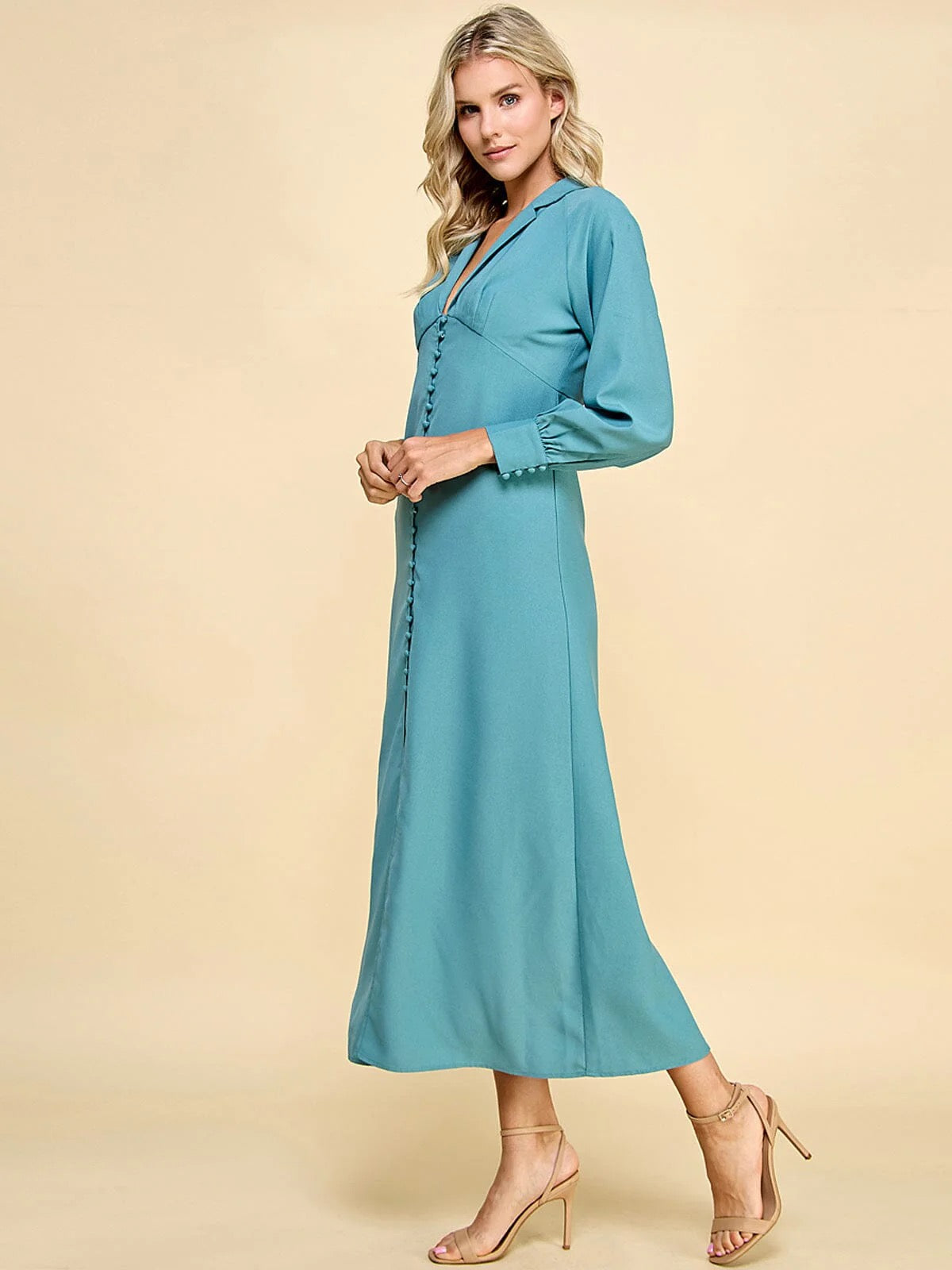 Celeste Elegance Midi Dress