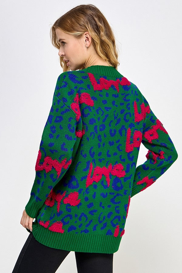 Untamed Love Knit Sweater Cardigan