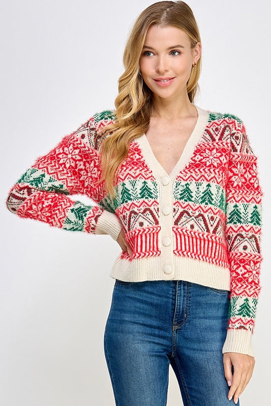 Nordic Noel Christmas Knit Sweater
