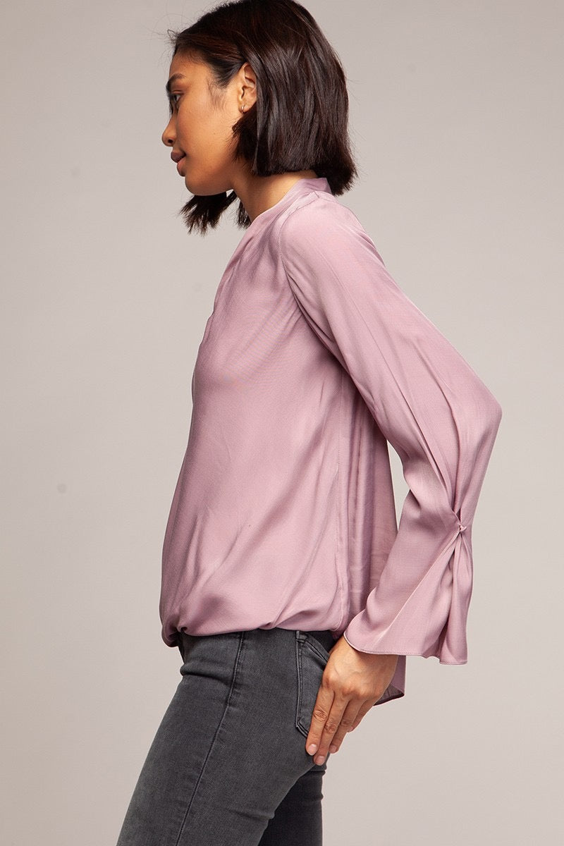 Mystic Mauve Petal Drift Blouse
