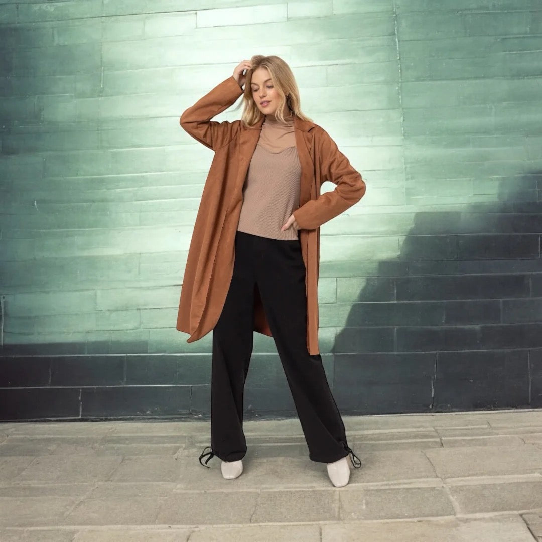 Streetwear Parachute Twill Cinched Hem Pants