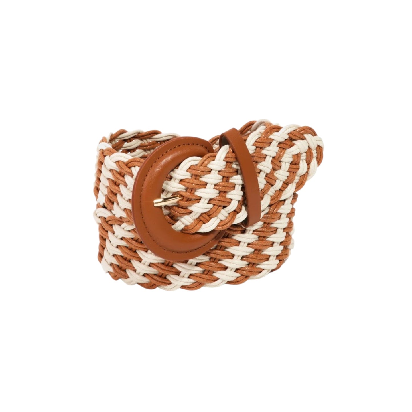 BRAIDED THEORY TWO TONE BELT