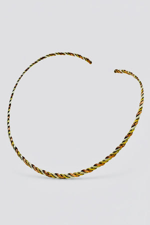 Twist choker necklace styled