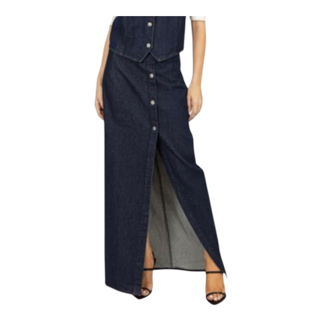 THE BUTTONDOWN BLUES DENIM SKIRT