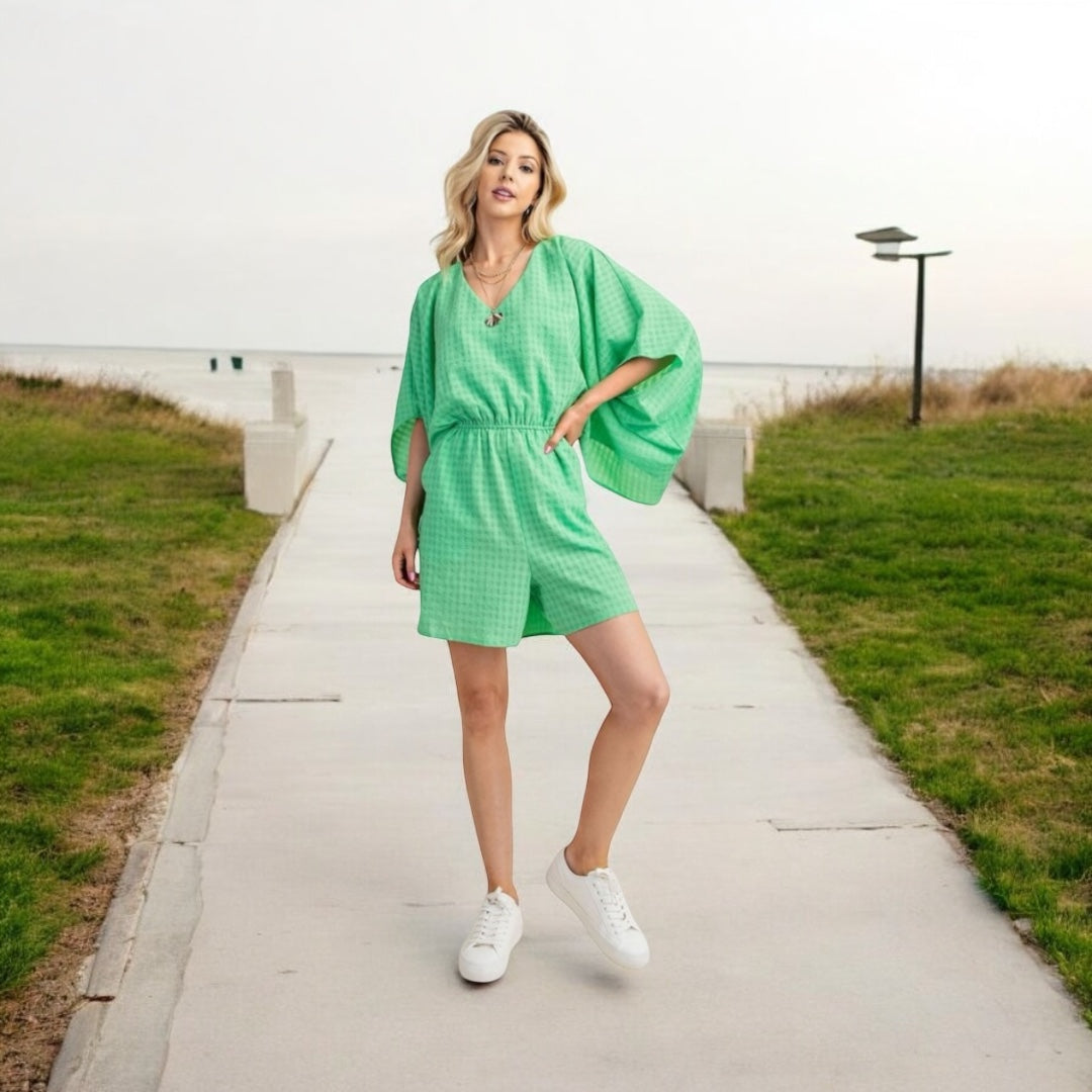 THE KIMONO BLOOM ROMPER COLLECTION SAKURA BLOOM, MINT BLOOM, AZURE BLOOM