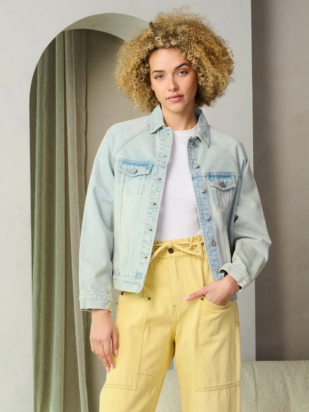Natalie Light Wash Denim Jacket