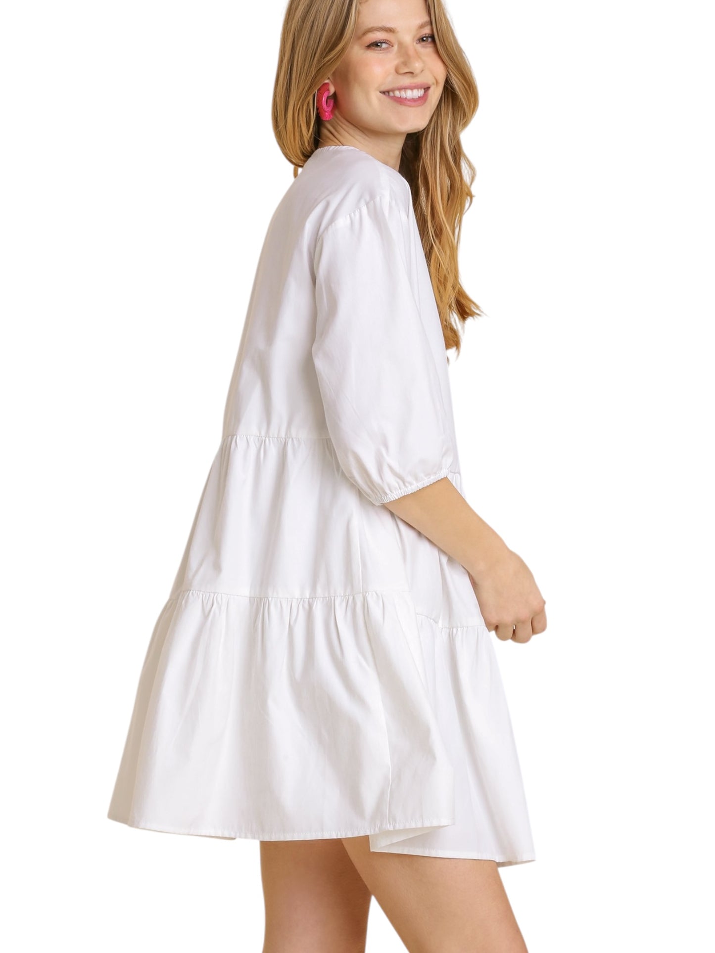 Tiered Shirt Dress