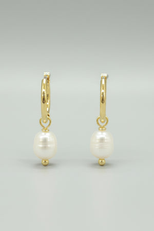 Aurora pearl drop earrings
