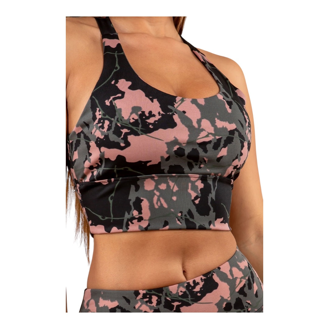 Two Toned Tie Dye Activewear Set