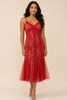 The Scarlet Romance Lace Midi Dress
