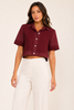 Heirloom Poplin Cropped Shirt