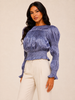 The Midnight Muse Smocked Blouse