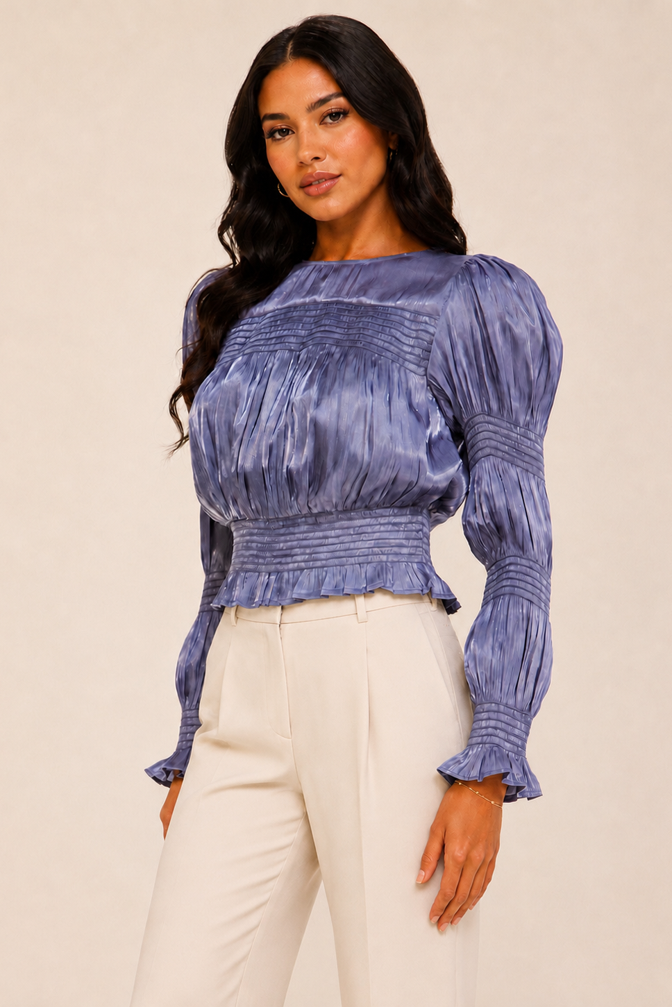The Midnight Muse Smocked Blouse