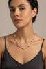 Elan Pearl Station necklace styled
