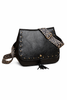 Leopard print strap crossbody bag