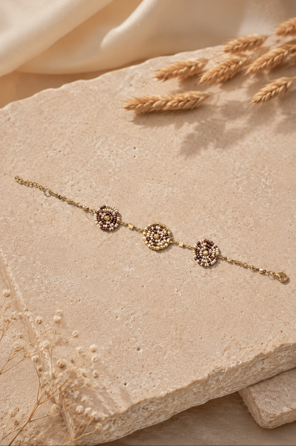 Boho Luxe Circle  Bracelet