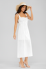 Cotton eyelet maxi dress