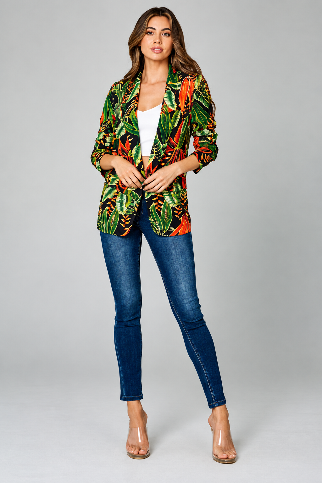 Jungle Muse Floral Blazer