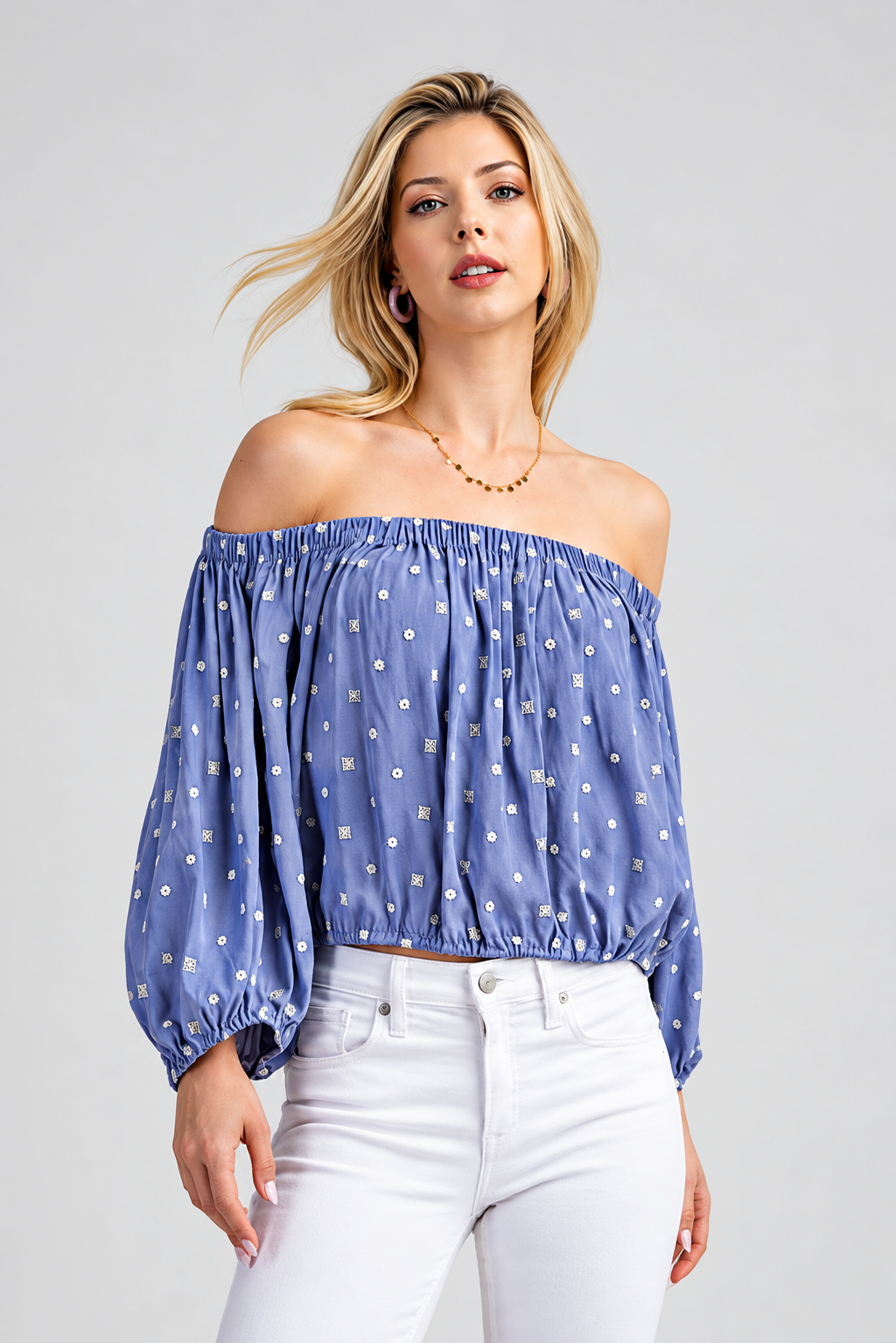 Breezy Babe Embroidery Top