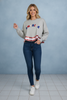 Americana sequin pullover cropped top