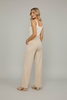 High-waist wide leg trousers