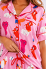Puppy Love lounge set in polyester-spandex