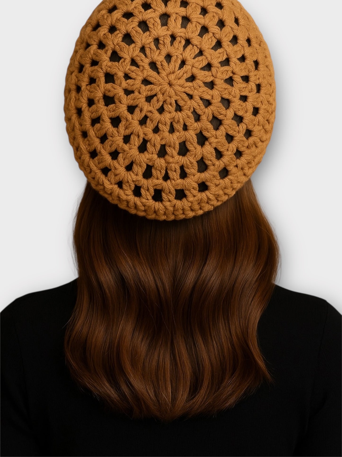 Classic Slouchy Crochet Knit Beret