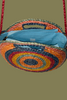 Braided jute boho tote bag