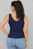 Slinky dark blue tank by Mandalay and Company