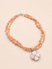 Blush tide blossom sterling silver necklace