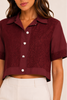 Heirloom Poplin Cropped Shirt