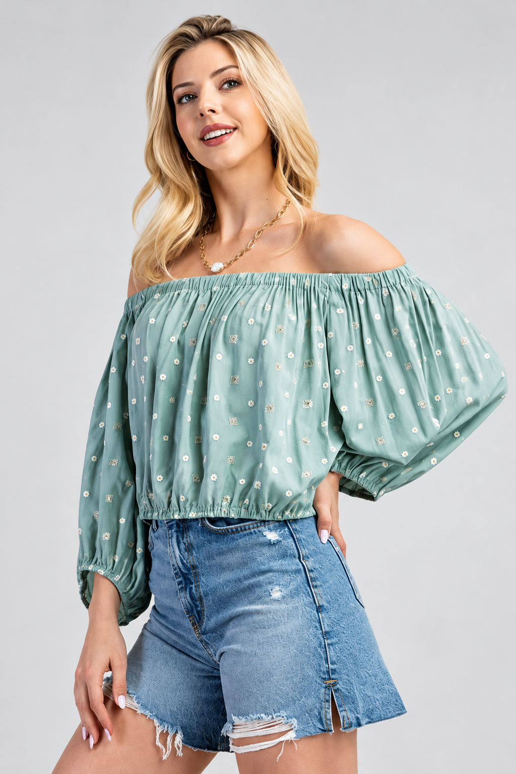 Breezy Babe Embroidery Top