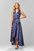 Midnight Bloom High-Low Dress