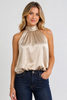 Champagne Kisses Satin Halter