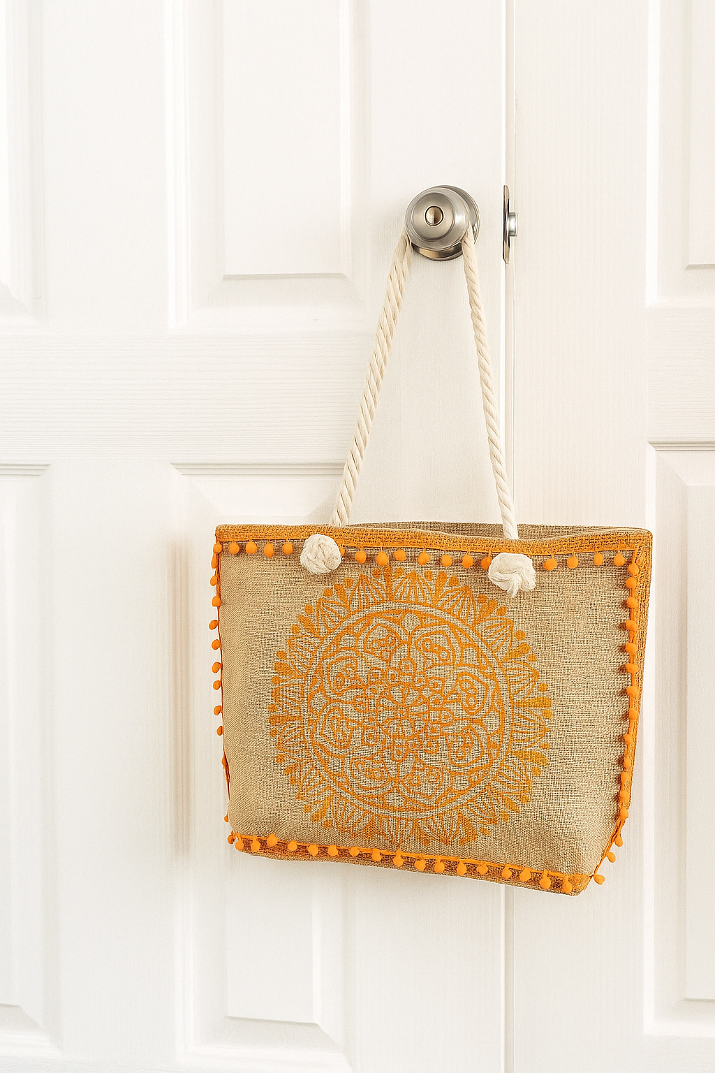 SOL SPIRIT BOHO FLORAL TOTE BAG