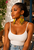 Maasai women-made beaded drop earrings