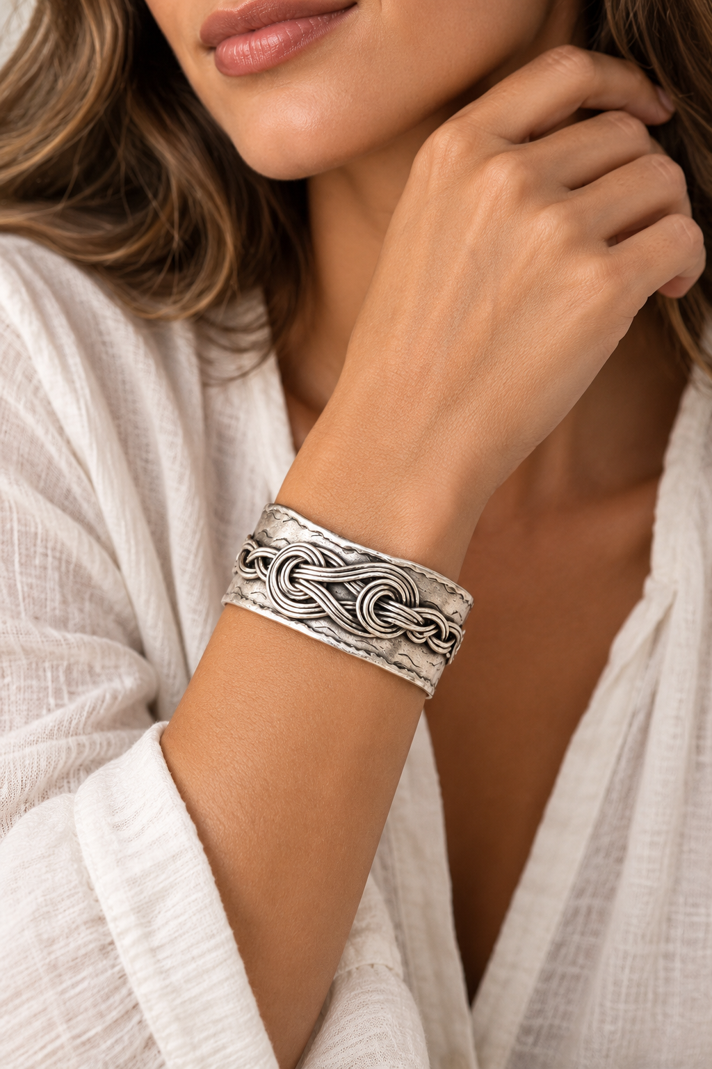 Celtic Knot Cuff Bracelet