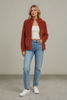 Amber Horizon sweater jacket front view