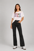 Medium blue flare jeans by Mandalay and Company