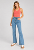 Medium blue flare jeans