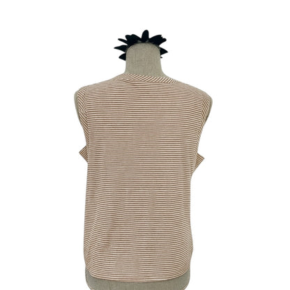 "THE EVERYDAY EDGE" RILEY STRIP TIE FRONT TANK TOP
