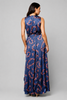 Midnight Bloom High-Low Dress
