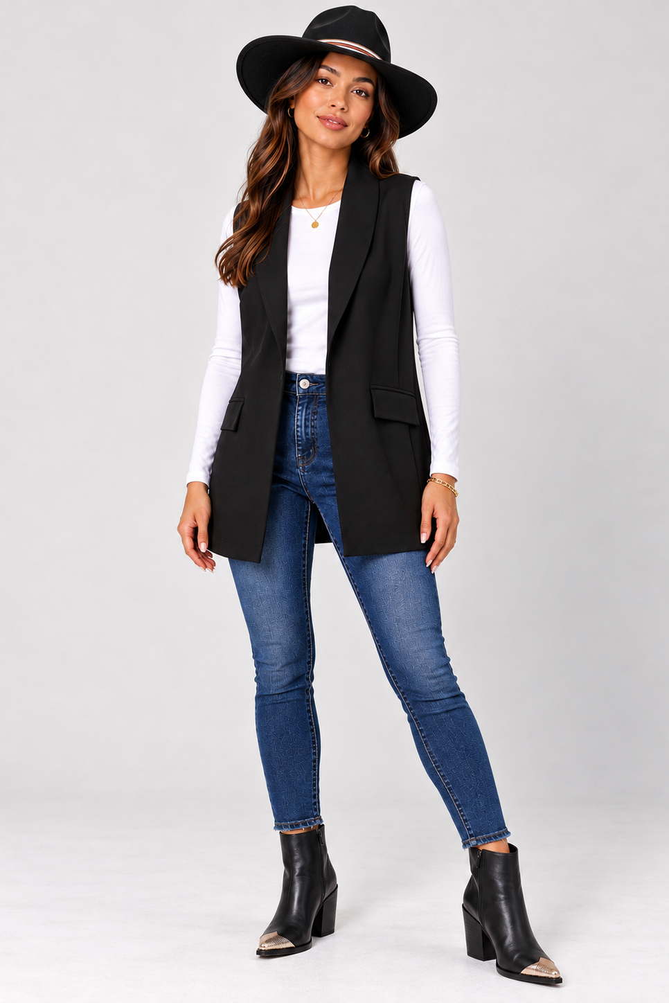 Soho Chic Blazer Vest