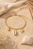 Mermaid Cove Sachi gold shell and starfish anklet