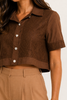 Heirloom Poplin Cropped Shirt