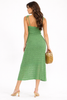 Palm bay knit midi dress with fitted bodice