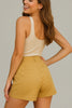 Tailor Theory high waisted shorts front view